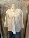 Classic White Poplin Blouse