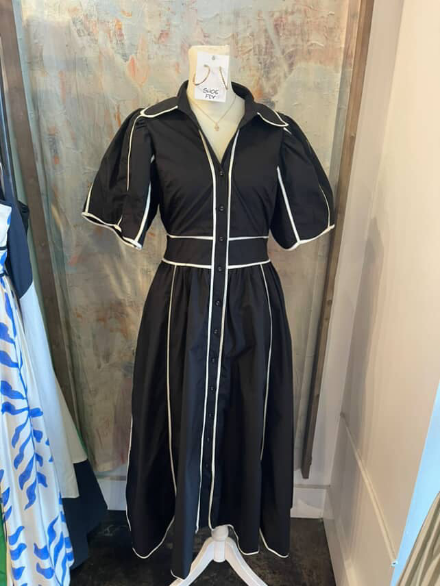 Piping Detail Dress