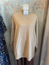 Drop Shoulder Mock Neck Sweater