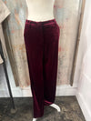 Velvet Straight Leg Pants