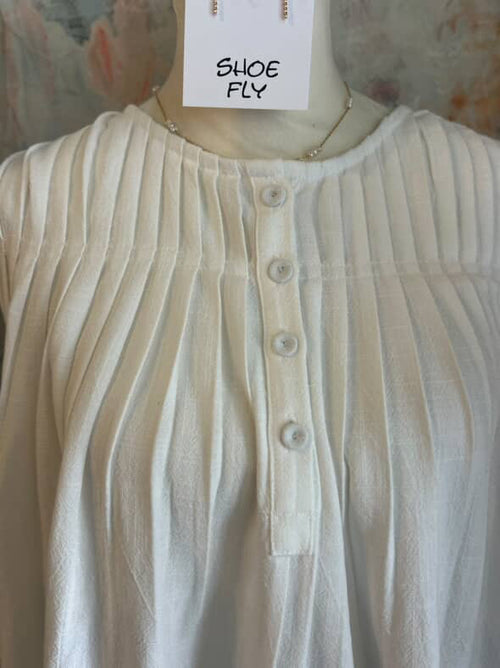 Pin Tuck Swing Tank Top