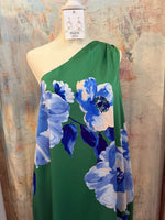 One Shoulder Maxi Floral Dress