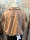 Mineral Wash Cropped Vest