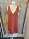 Side Stripe Detail Two Tone Dress