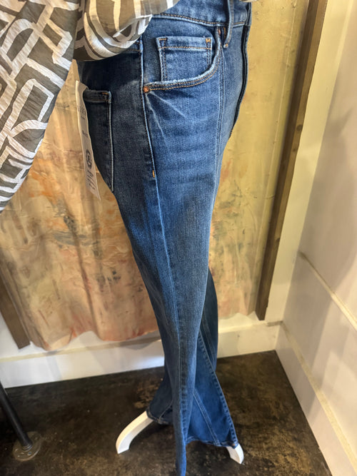 "Tummy Control" Front Seam Detail Jeans