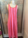 Sleeveless Striped Midi Panel Dress