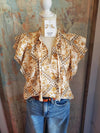 Natural Print Multi Top