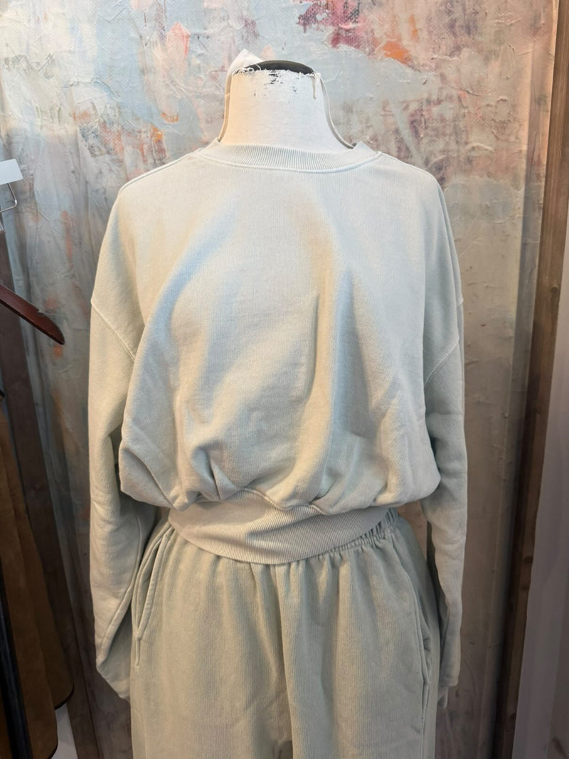 Pleat Detail Sweatshirt