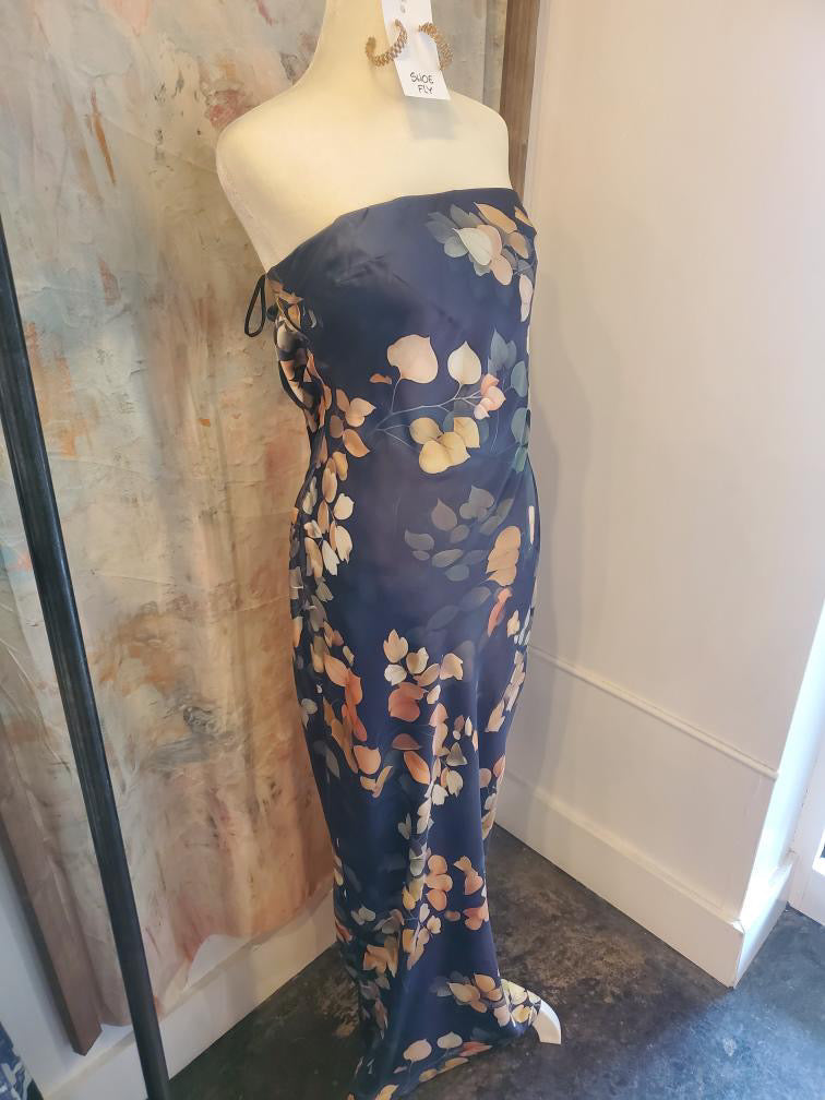 Tube Tie Back Maxi Dress
