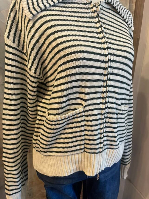 Zip Front Cardigan Sweater