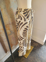 Elastic Waist Print Pants
