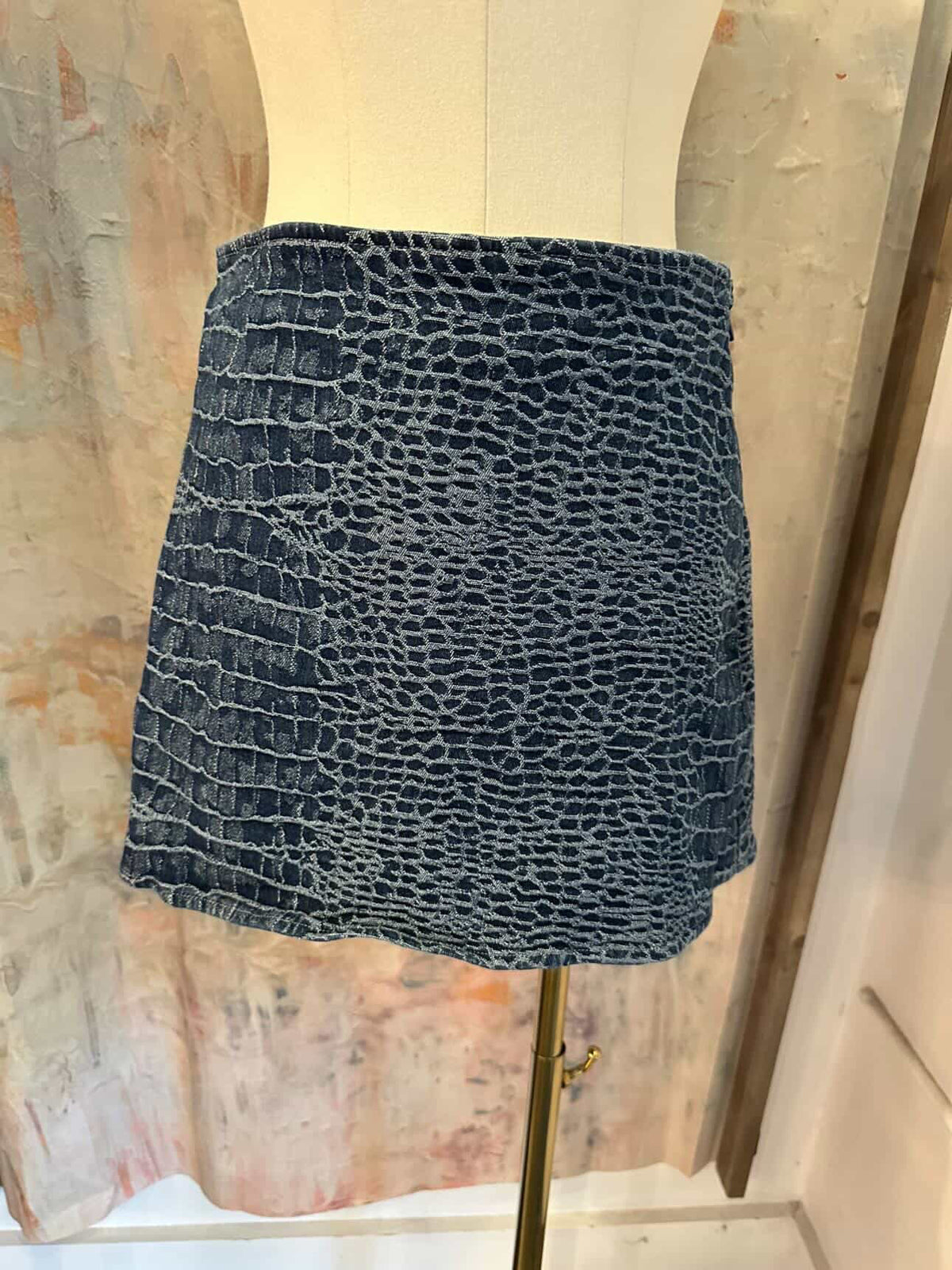 Indigo Denim Skort