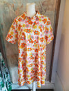 Button Up Floral Dress_