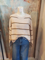 Crewneck Stripe Sweater Top
