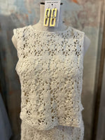 Tie Back Crochet Tank Top