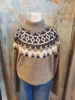 Sparkle Detail T Neck Sweater
