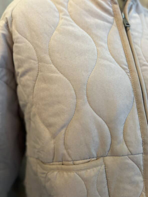 Taupe Zip Front Jacket