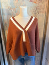 V Neck Color Trip Top