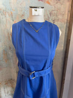 Stitch Detail Belted Dress