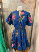 Puff Sleeve Floral Dress_