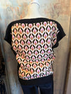 Sleeveless Pattern Knit Top__