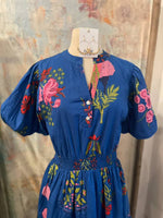 Puff Sleeve Floral Dress_