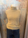 Fuzzy Turtle Neck Sweater Top
