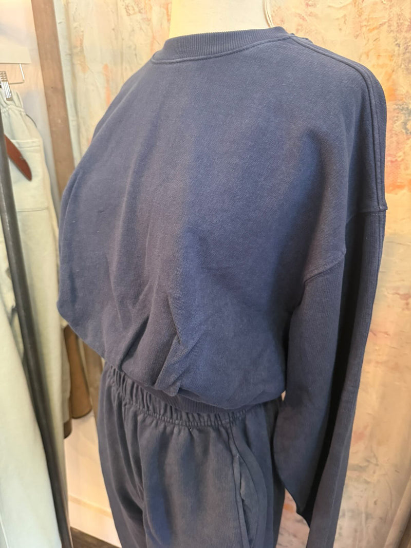 Pleat Detail Sweatshirt
