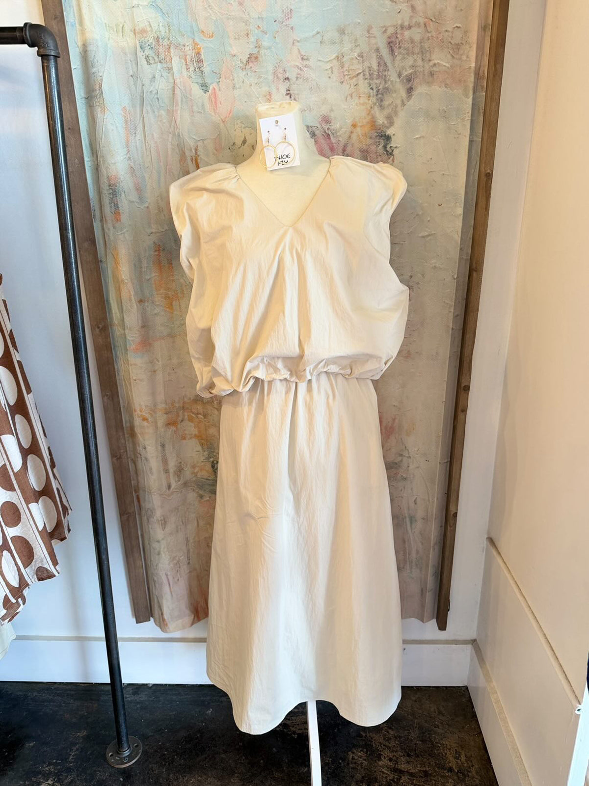 Pocket Elastic Waist Skirt