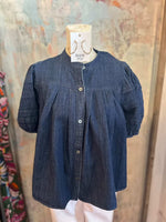 Denim Button Down Top