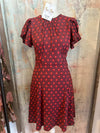 Polka Dot Round Neck Dress