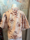 Short Sleeve Tie Neck Top