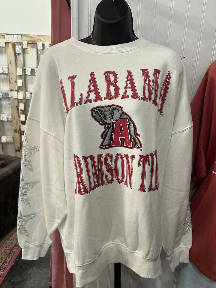 Alabama Star Sleeve Sweatshirt
