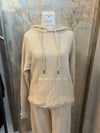 Waffle Knit Hood with Front Pouch