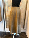Suede A Line Skirt