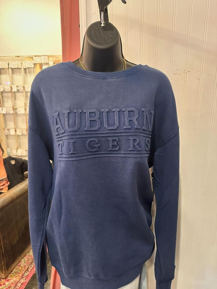 Auburn Embossed Sweatshirt