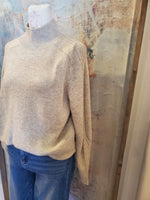 Long Sleeve Oat Beige Sweater Top