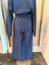 Elastic Waist Sweat Pants