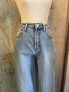 Super High Rise Cuffed Baggy Straight Denim