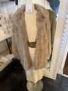 Notch Collar Faux Fur Coat