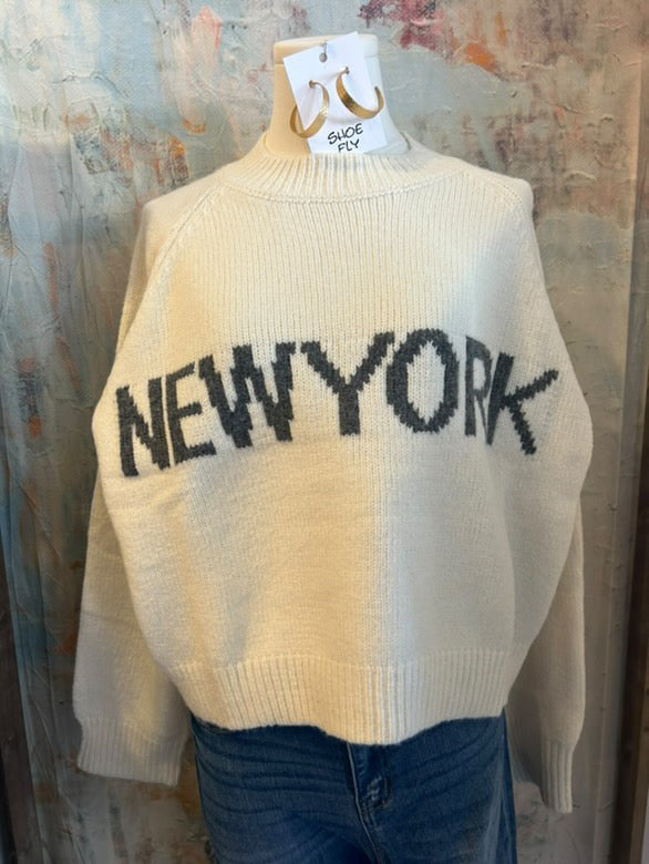 New York Sweater Top