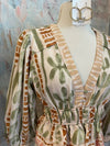 Peplum Detail V Neck Top