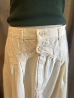 Mini Pleat Detail Long Skirt with Pockets
