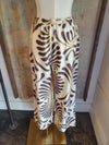 Elastic Waist Print Pants