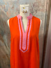 Sleeveless Two Tone Dress