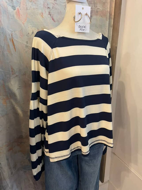 Stripe Long Sleeve Top
