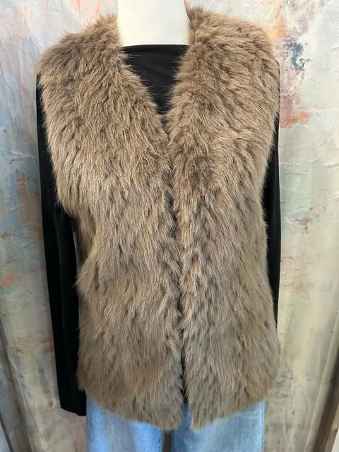 Faux Mink Fur Vest