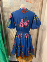 Puff Sleeve Floral Dress_