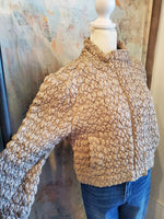 Long Sleeve Quilted Puffed Jacket