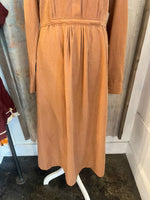 Tie Back Button Shirt Dress with Pockets